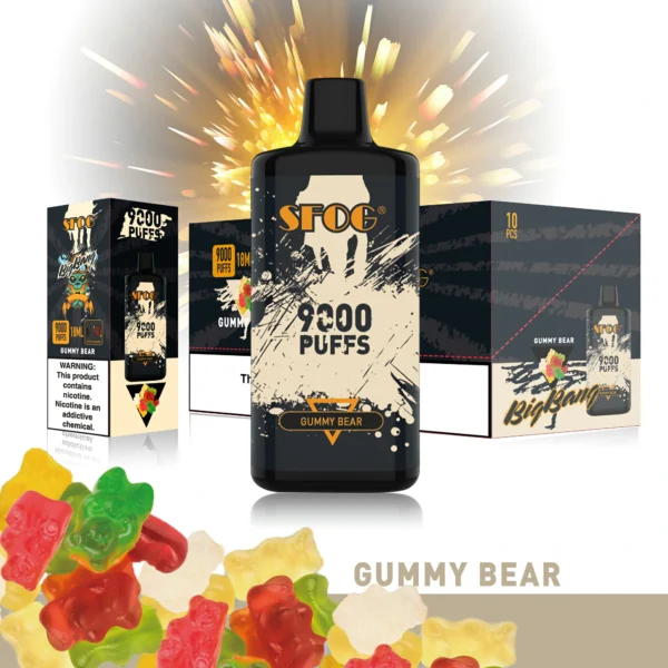 SFOG BIG BANG 9000 Puffs 0% 2% 3% 5% Nikotynowe akumulatory jednorazowe Vapes Pen Luzem Kup hurtowo - BeerVape - 3