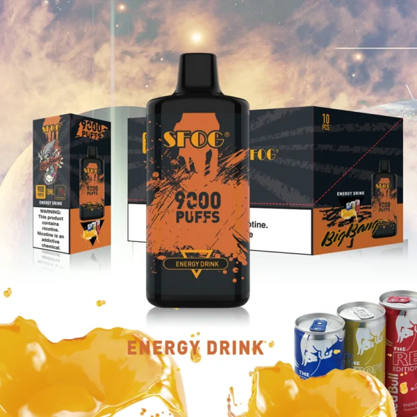 SFOG BIG BANG 9000 Puffs 0% 2% 3% 5% Nikotynowe akumulatory jednorazowe Vapes Pen Luzem Kup hurtowo - BeerVape - 9
